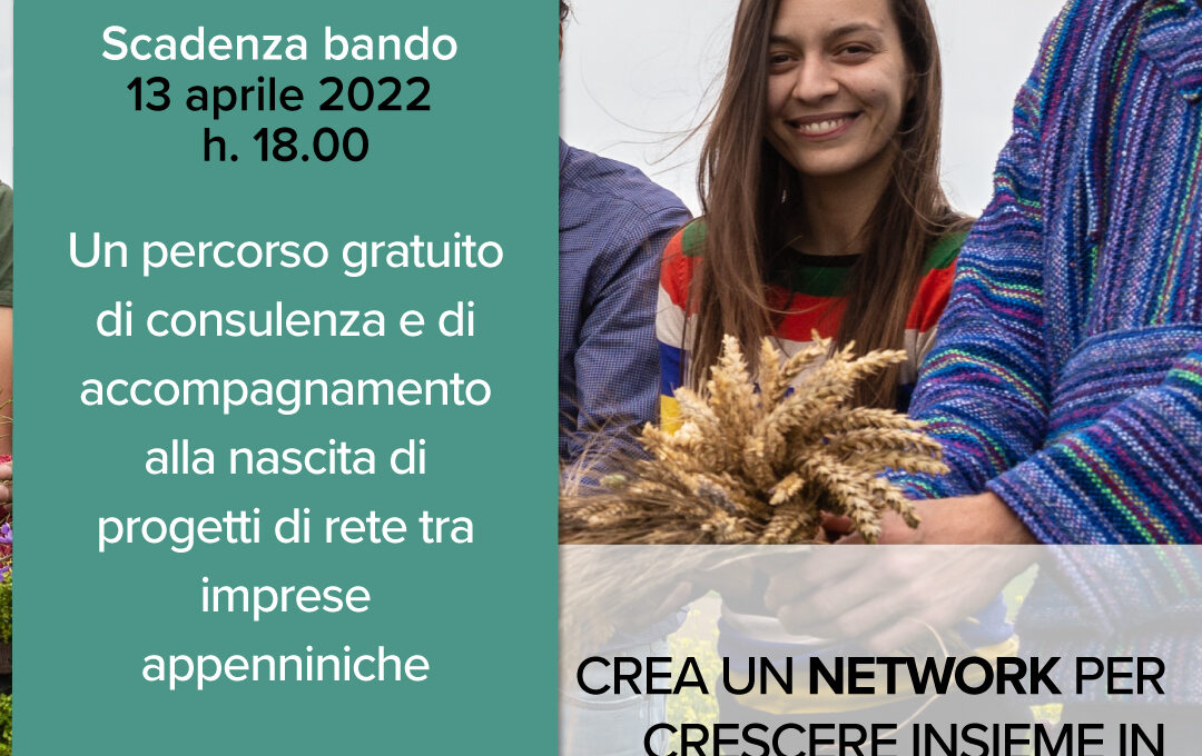 IMPRESE IN RETE – LABORATORI PER LA CREAZIONE DI RETI TRA IMPRESE APPENNINICHE –  CALL TO ACTION