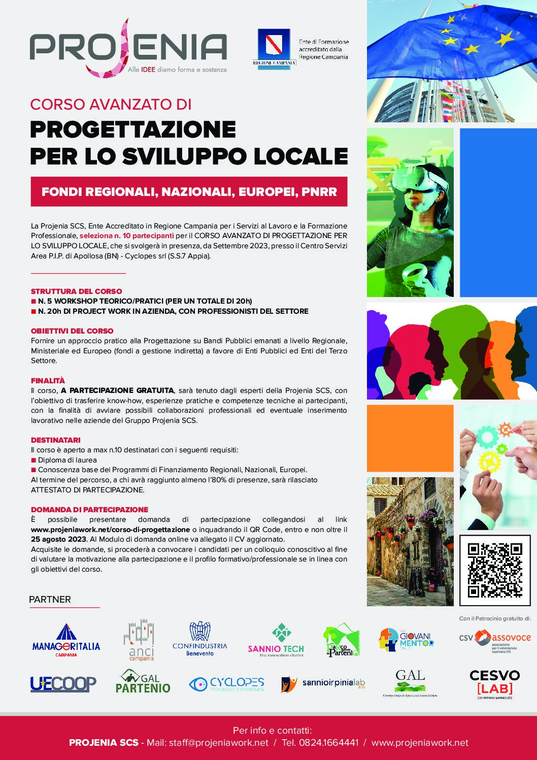 CORSO AVANZATO DI PROGETTAZIONE PER LO SVILUPPO LOCALE